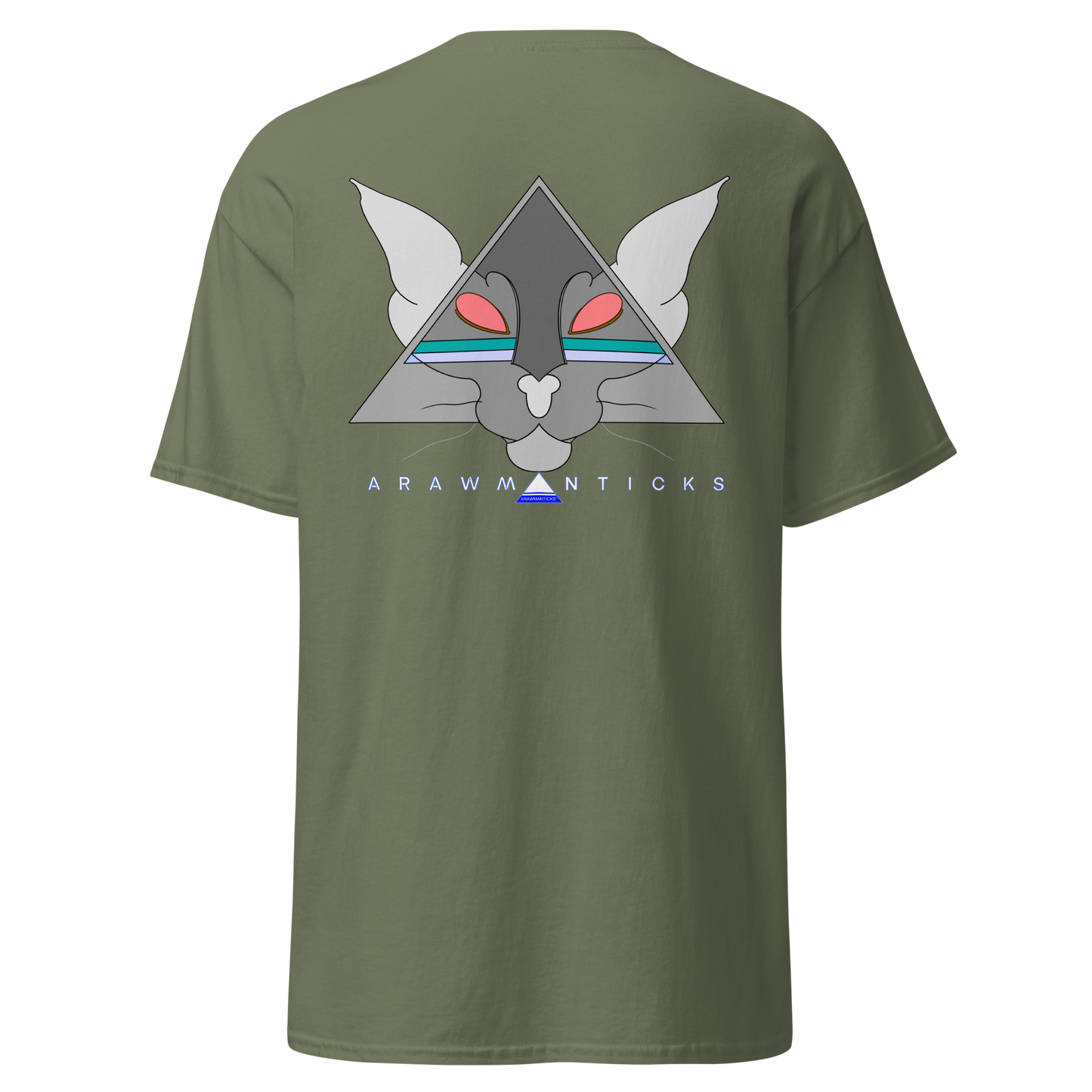 ARAWMANTICKS Feline Guard Tee | Cat Mask T-Shirt